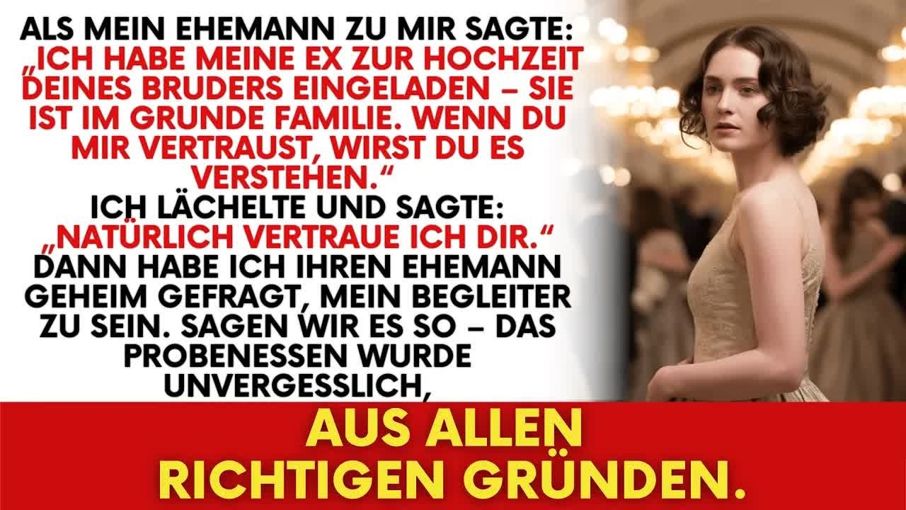 Als mein Millionär Ehemann seine Ex zur Hochzeit meines Bruders einlud – bekam er seine Lektion