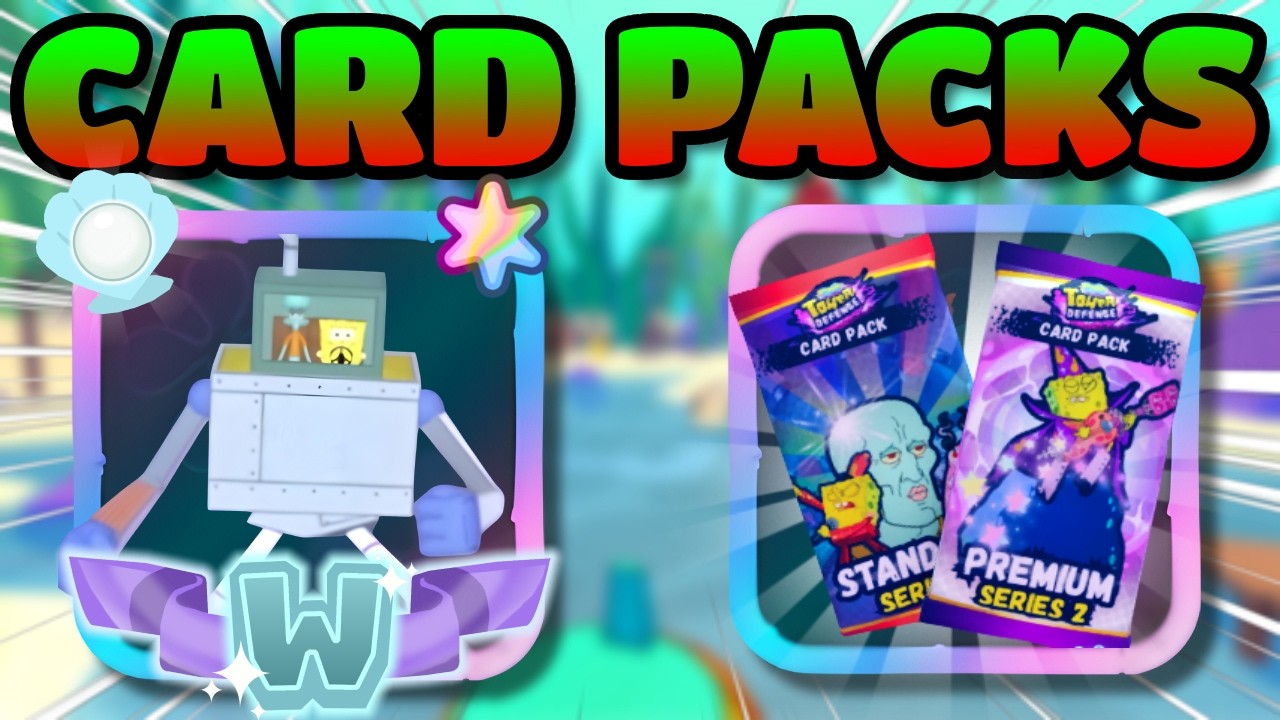 EVERYTHING IN THE CARD PACK 2.0 UPDATE... (SpongeBob TD)