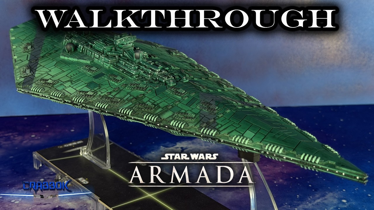 Custom Painting a Legator Star Dreadnaught for Star Wars Armada