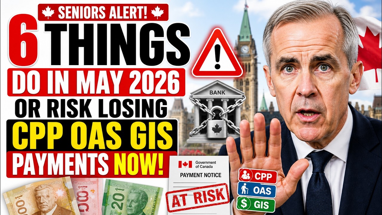 Seniors Alert: Do These 6 Things in May 2026 or Risk Losing Your CPP OAS GIS Payments Now