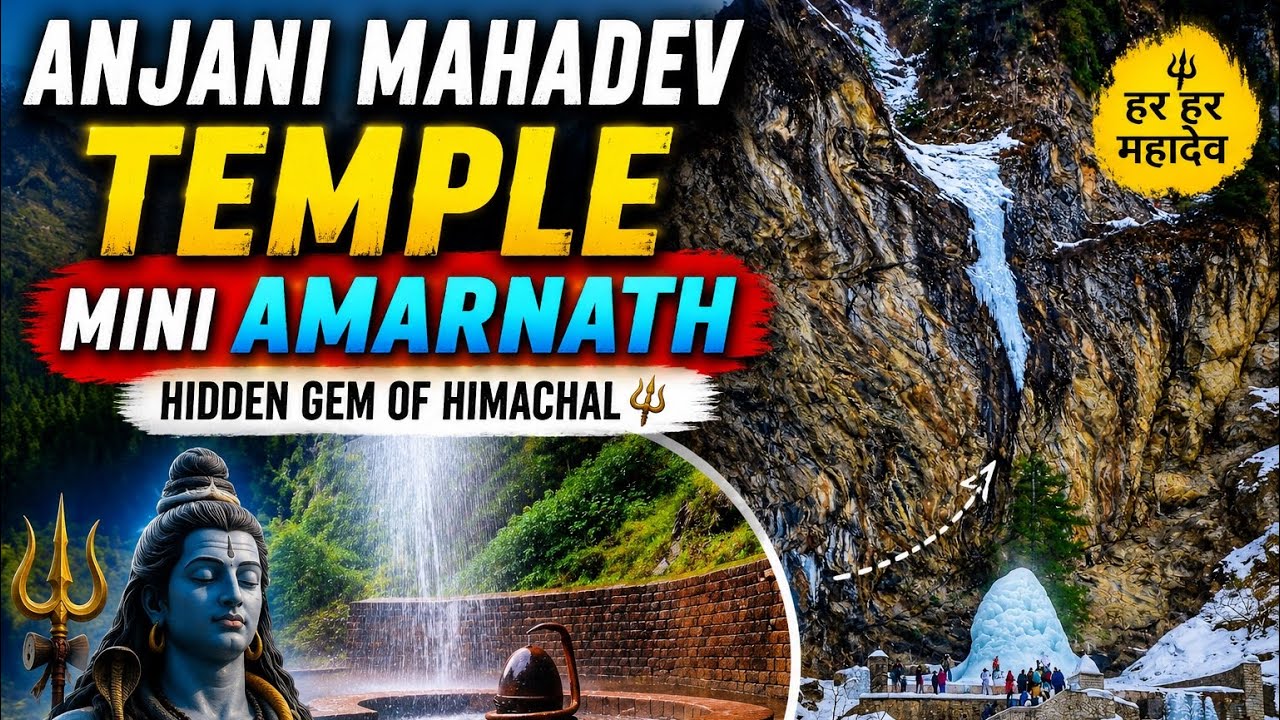 ANJANI MAHADEV TEMPLE || A hidden Gem in ಮನಾಲಿ || ಹಿಮದ ಶಿವಲಿಂಗ || Himachalapradesh||