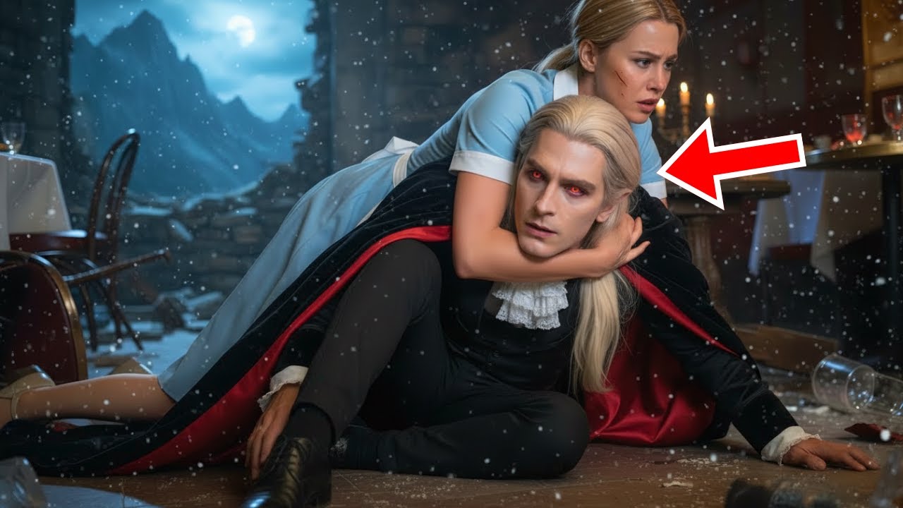 She shouted Get down and jumped forward the Vampire King watched her take four shots
