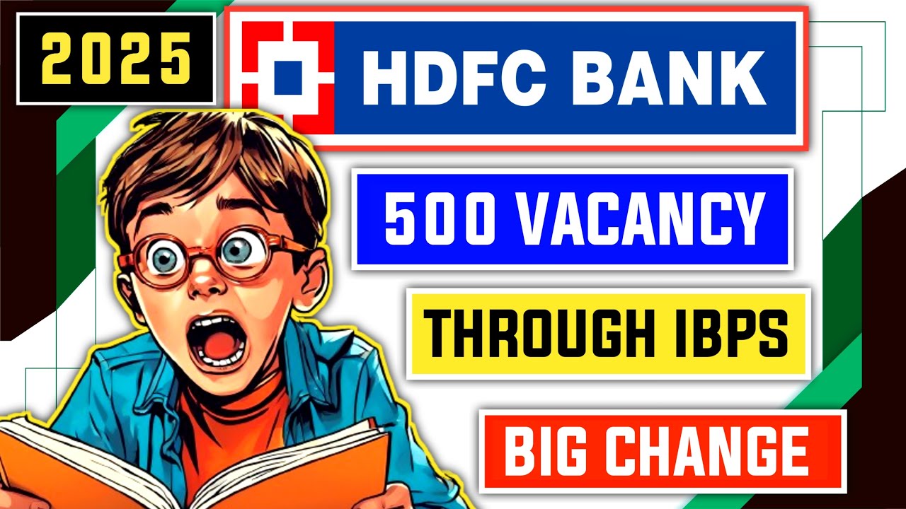 📢 HDFC Bank PO 2025 : BIG CHANGES by IBPS! 😱 Massive Vacancy Update! 📊