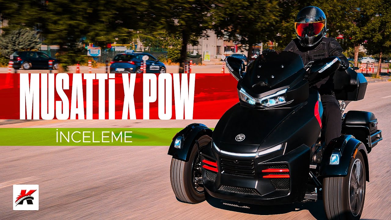 Herkesin gözü sizde! | Musatti X Pow 3 tekerli motosiklet inceleme | Kolaçan