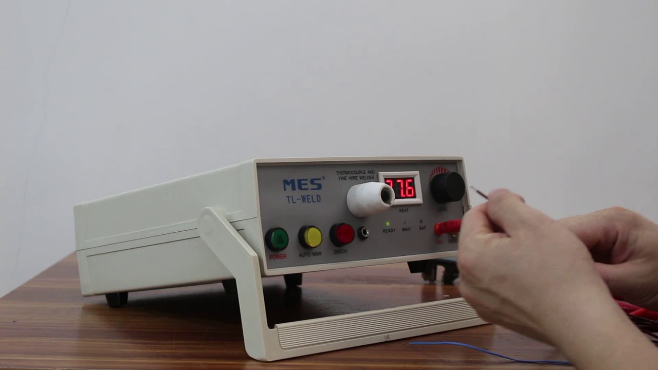 Thermocouple and fine wire welder