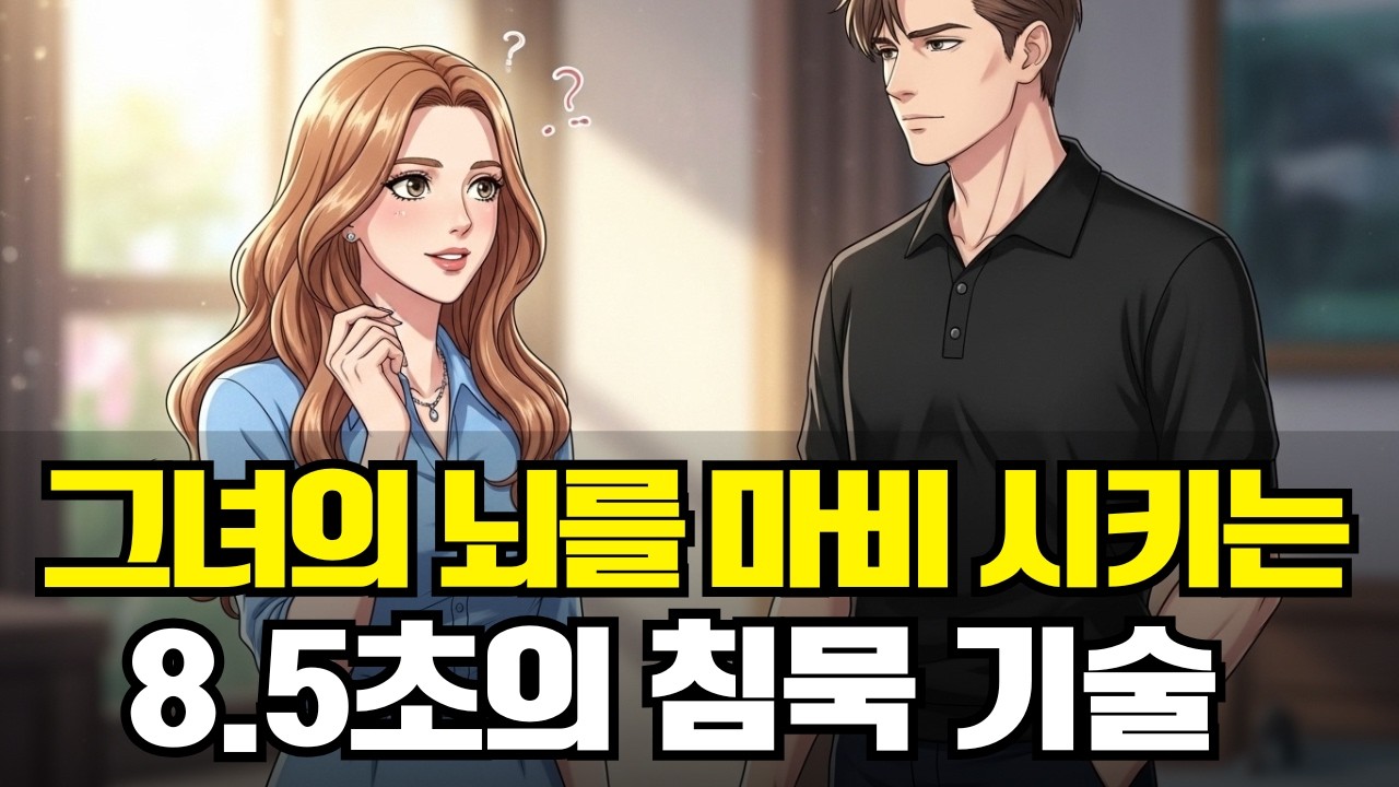 여자가 고백하게 만드는 8.5초의 침묵 기술 - 연애 심리 치트키