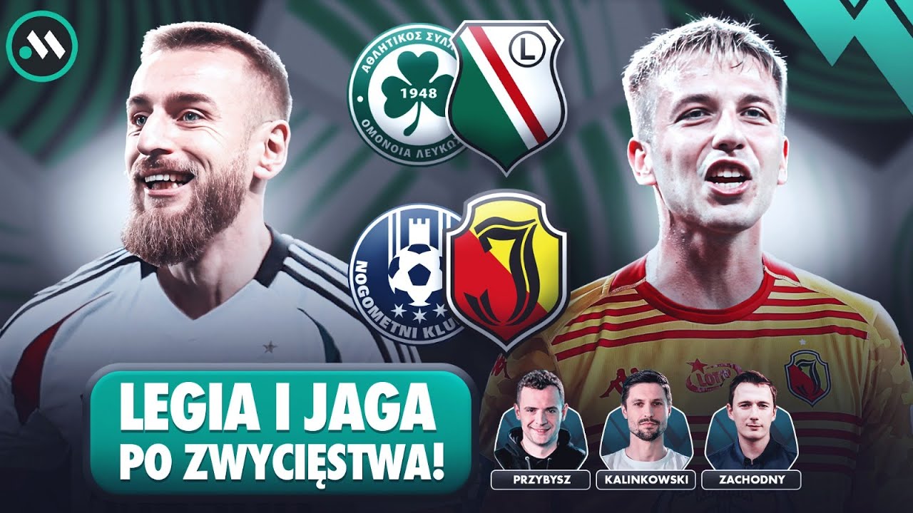 LEGIA I JAGIELLONIA PO KOLEJNE ZWYCIĘSTWA W EUROPIE! | LIGA KONFERENCJI