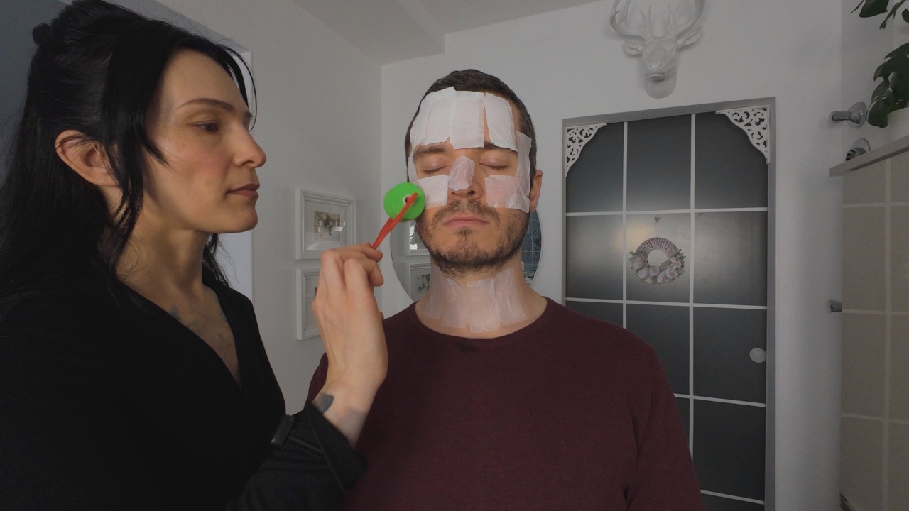 ASMR A Complete Face Grooming Session