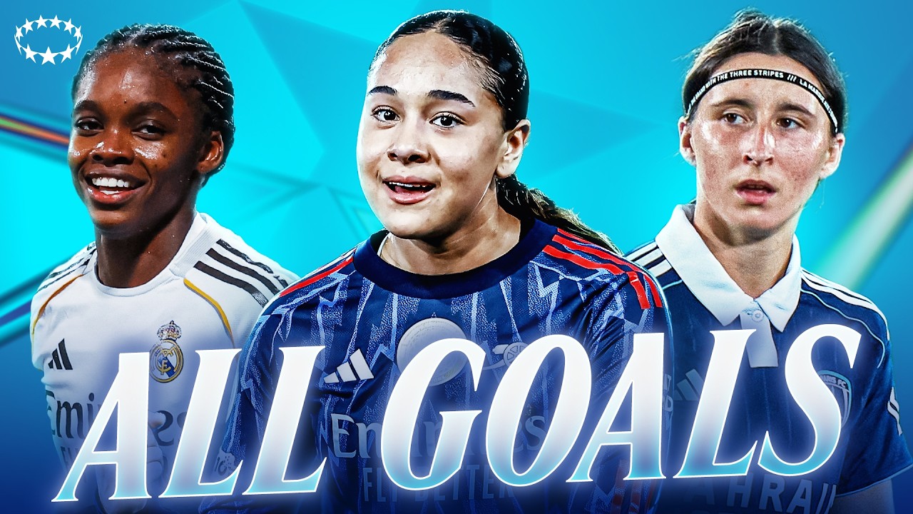 EVERY Women's Champions League Goal From Knockout Phase Play-Off 1st Leg!