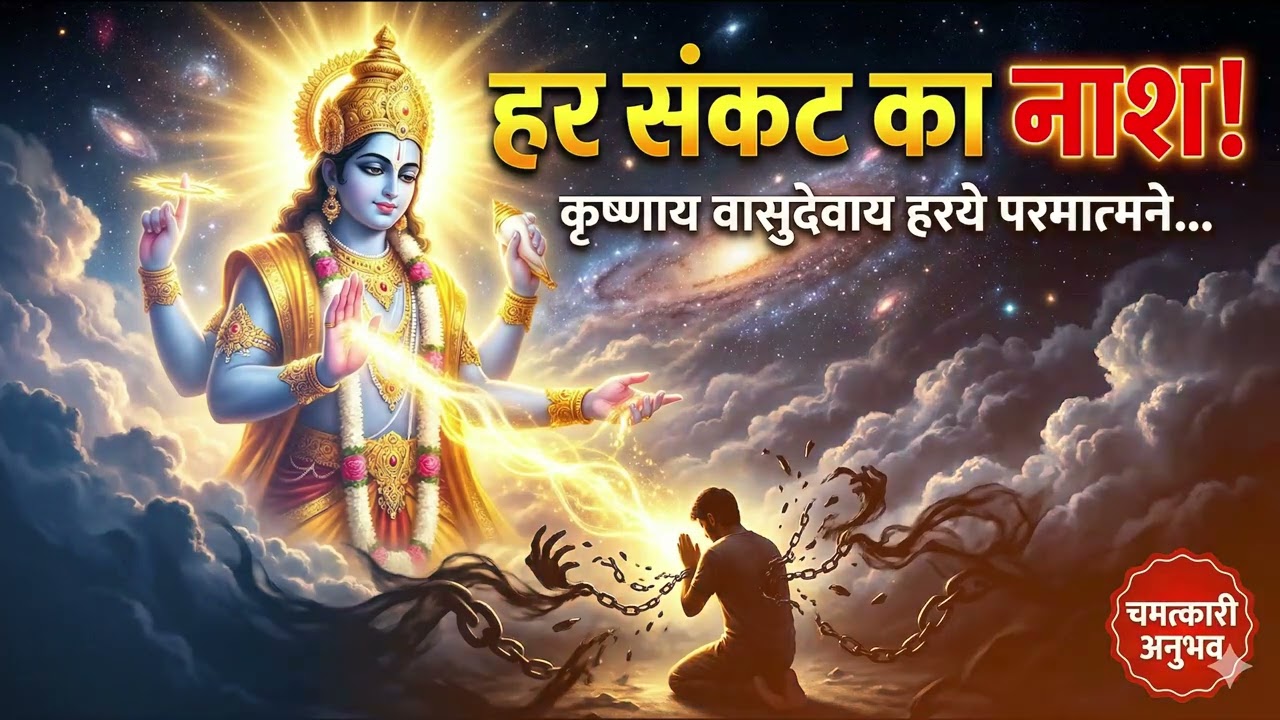 Krishna Mantra - Om Krishnaya Vasudevaya Haraye Paramatmane | Bhakti Song | Krishna Bhajan