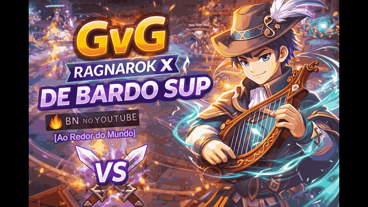 🔥 GVG INSANA – RAGNAROK X | BARDO SUP EM AÇÃO! 🎵⚔️