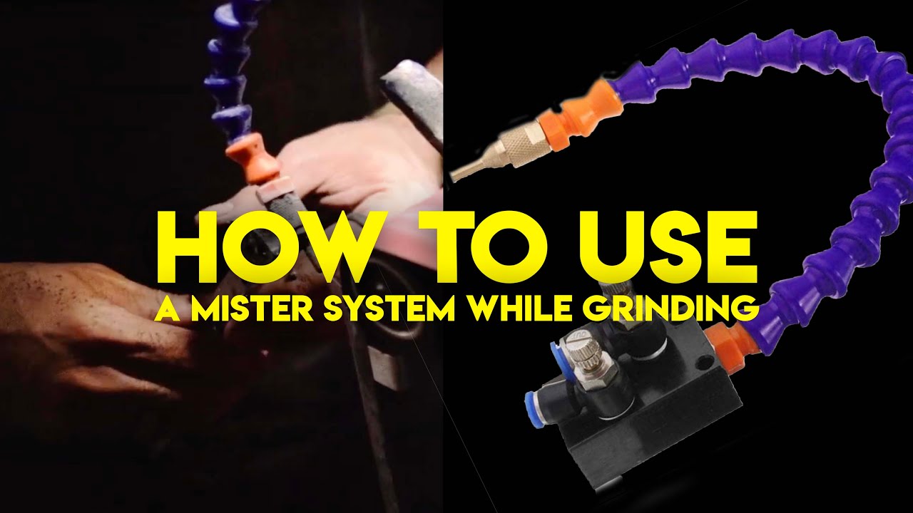HOW TO USE A MISTER SYSTEM WHILE GRINDING | COMBAT ABRASIVES