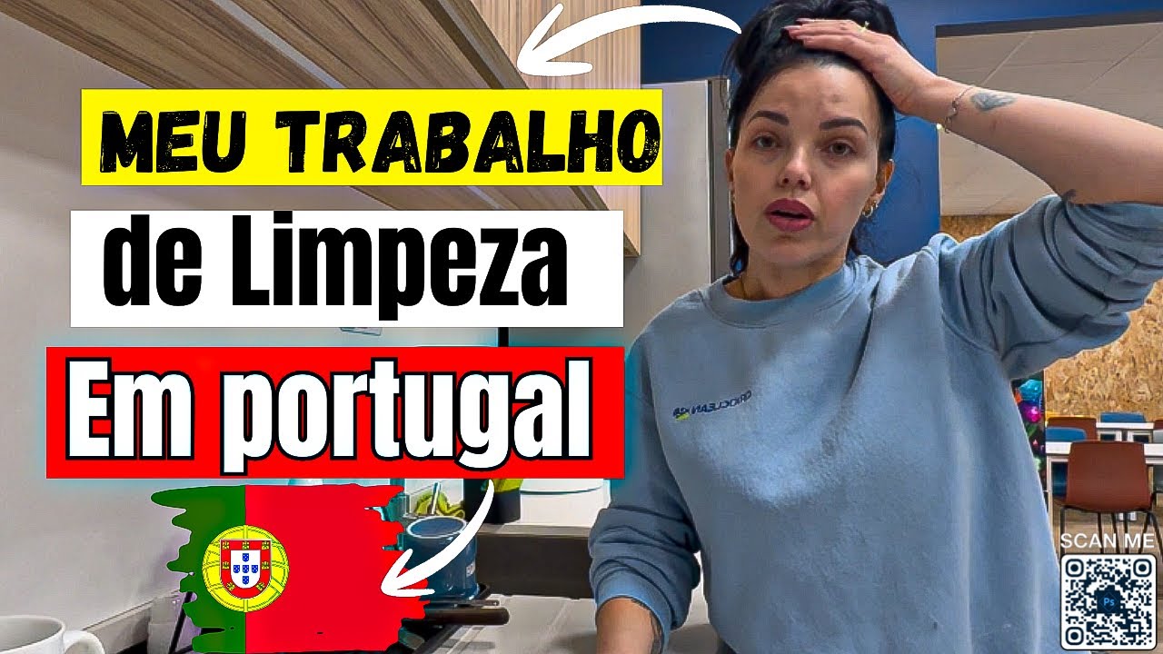 Uma Rotina de Trabalho de Limpeza em Portugal 🇵🇹