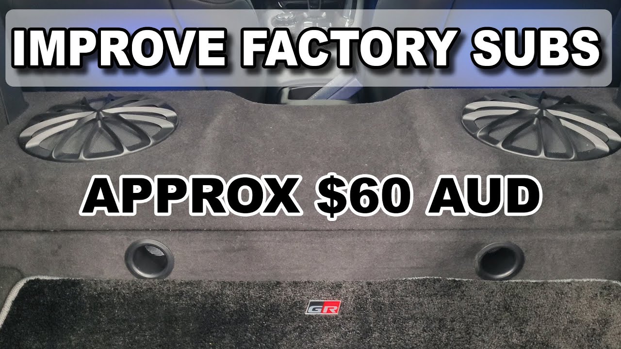 Fix OEM Subs - A90 Supra MKV Easy Audio DIY For Decent Improvement
