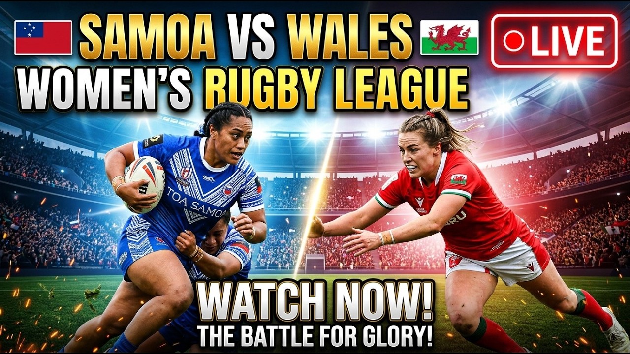 WATCH LIVE | Samoa vs Wales Women LIVE | Rugby League World Cup 2026 | Round 2
