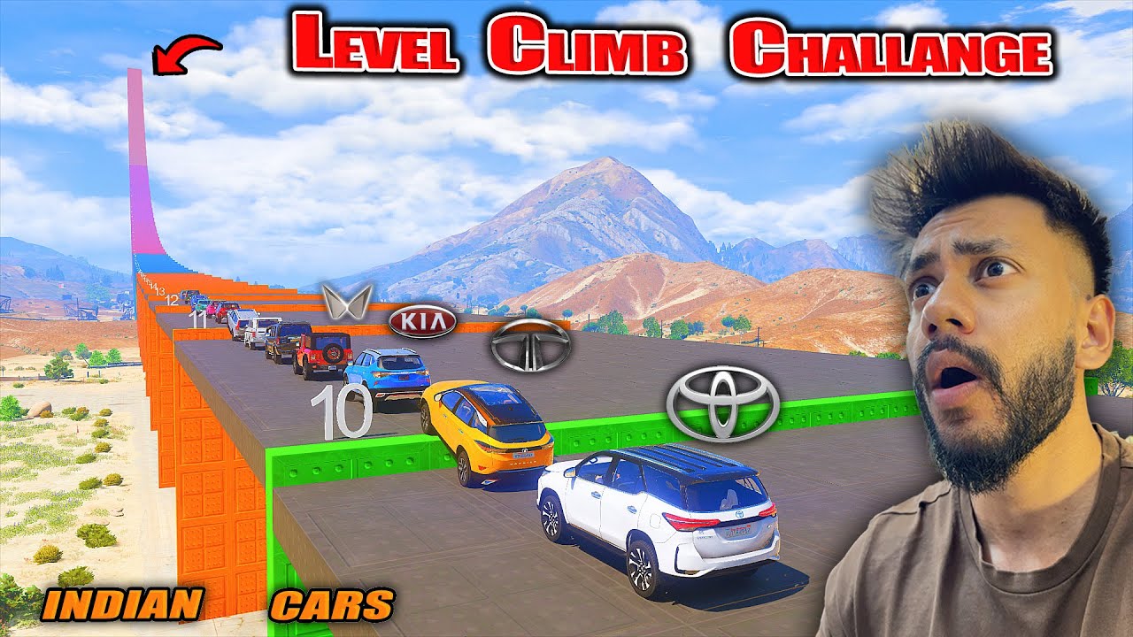 WHICH POWERFUL🔥INDIAN SUV WILL CLIMB HIGHEST🚀 CHALLENGE😱 | GTA 5 ABHISHEKKZ GAMING