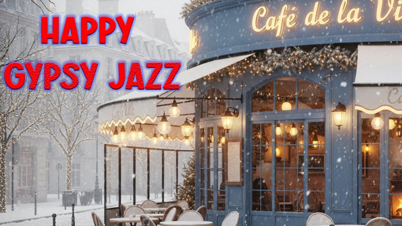 Winter at a Paris Cafe:  Lively Gypsy Swing for Sipping Coffee,Tea, Chatting with Friends, Dancing