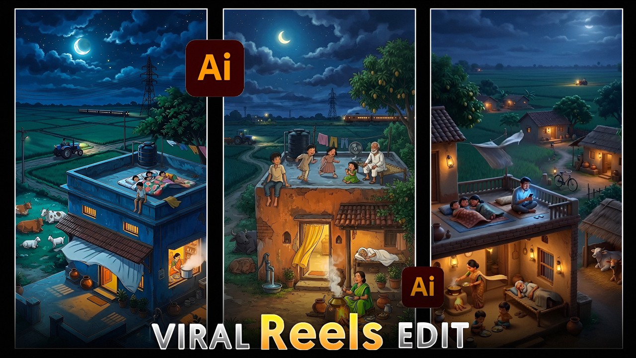 Create Viral Village Anime Reels Video Editing | Instagram Anime Reels Video Kaise Banaye