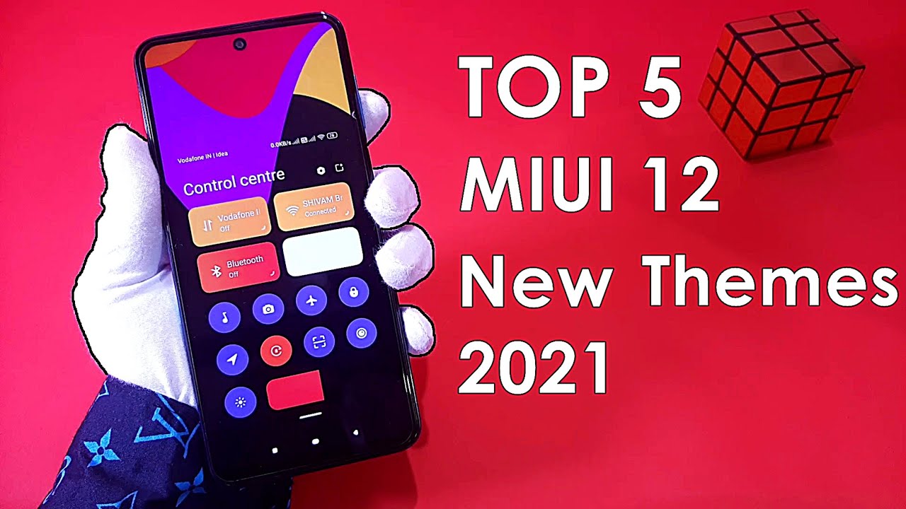 MIUI 12 TOP 5 New Premium Themes 2021 | MIUI 12 Control Center & Lock Screen Themes For Redmi & Poco