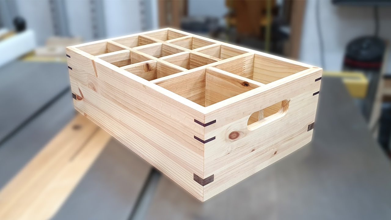 칸칸이 정리함 /Wooden Box/ SIMPLE/ EASY