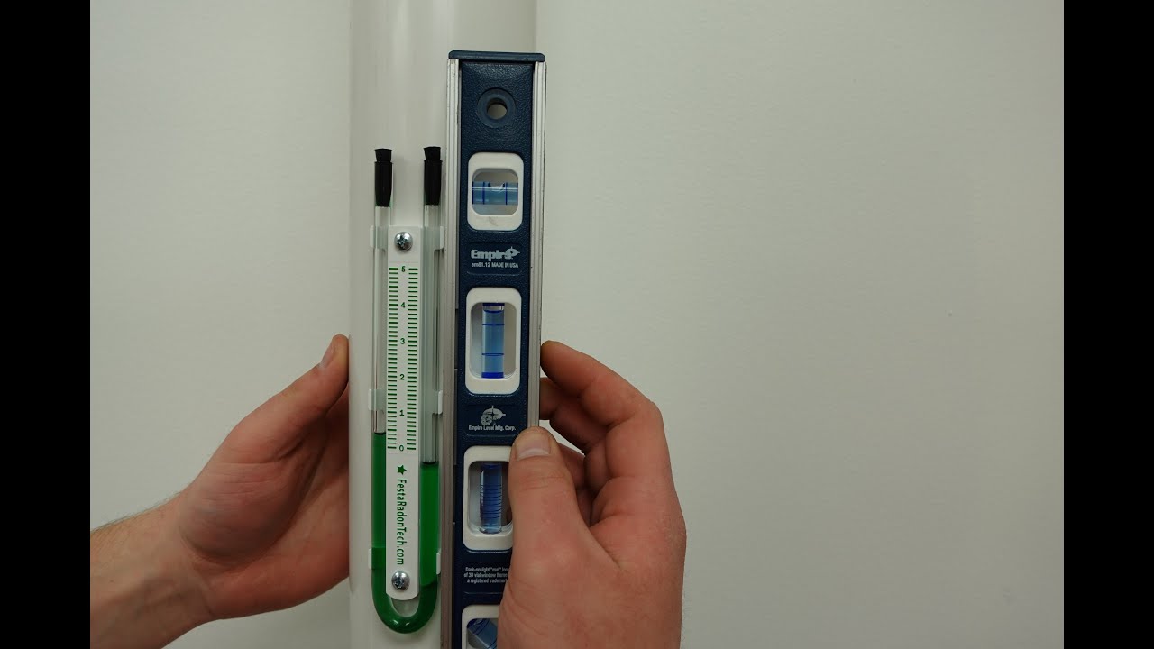 How to Install a U-Tube Manometer on a Radon Mitigation System