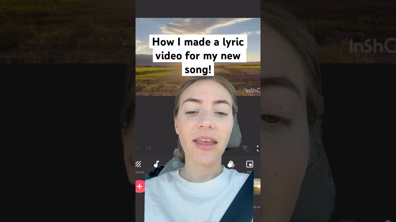 How I made a lyric video! #newmusic #lyricvideo #singersongwriter #howto