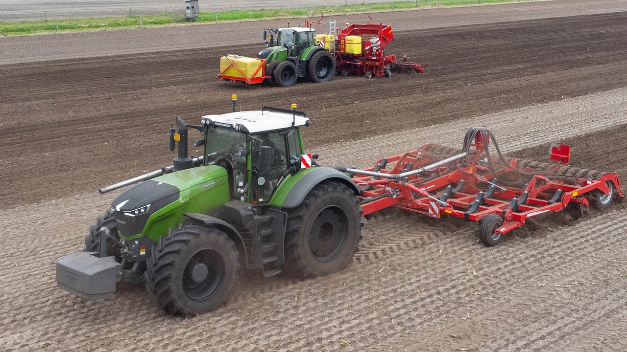 Fendt 1050 Vario + 724 Vario | Aardappels poten en Cultiveren | Akkerbouwbedrijf Koopman