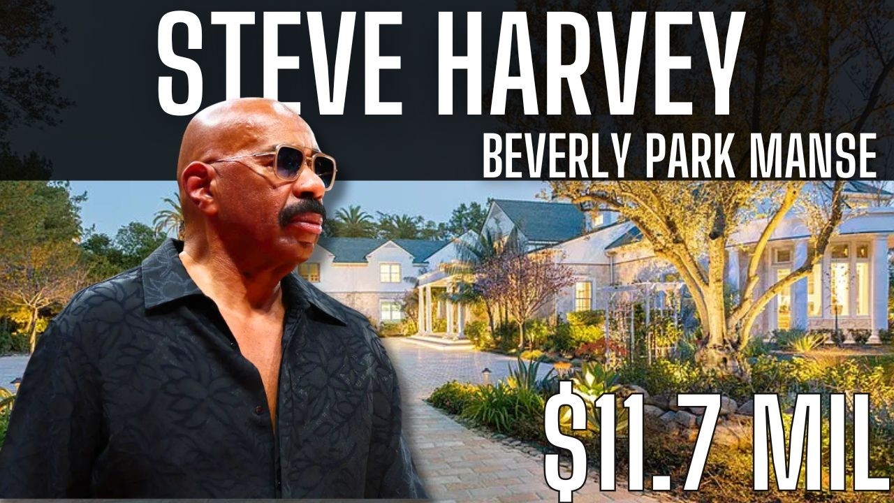 Стив Харви платил 110 000 долларов в месяц за проживание здесь (экскурсия по особняку в Беверли-П...