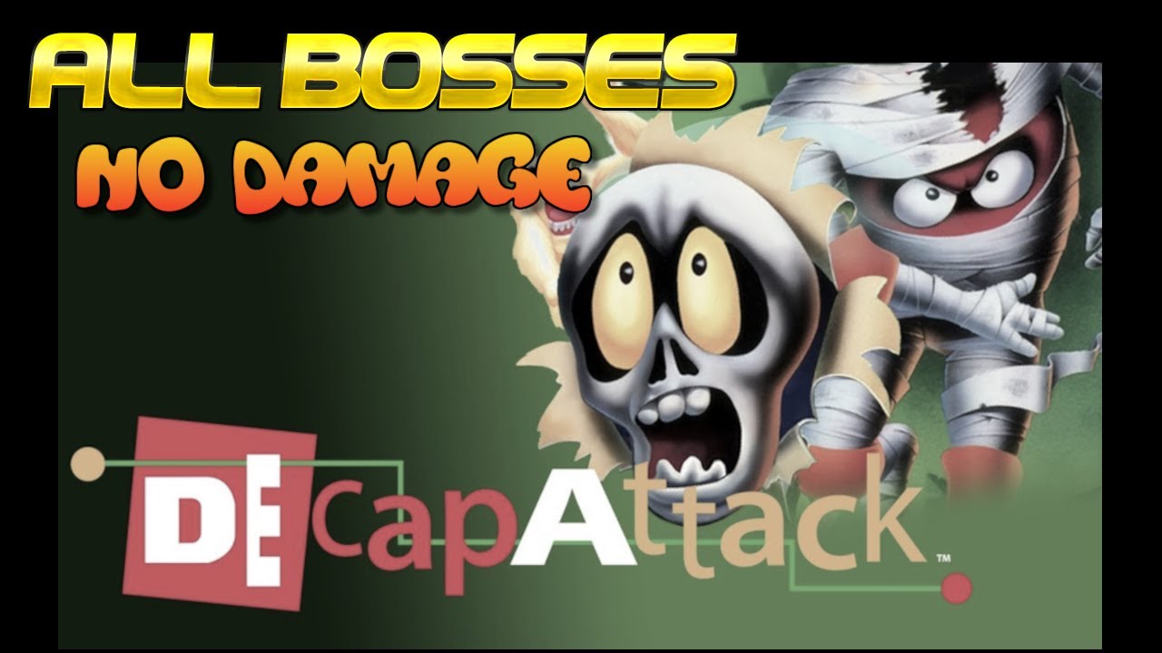 All Bosses No Damage - DeCap Attack (Mega Drive) #retroachievements