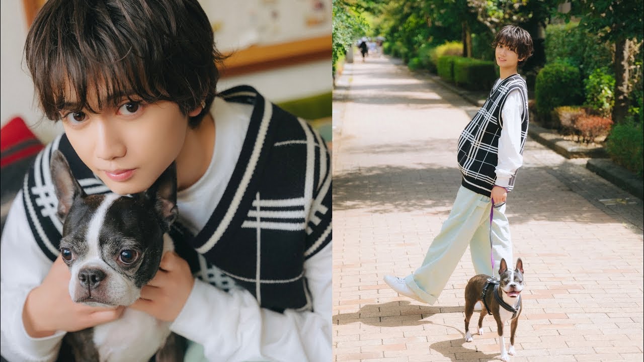 ICEx山本龍人さんと愛犬ととちゃんが遊びにきてくれました！（ボストンテリア｜月刊わんこ撮影オフショット）