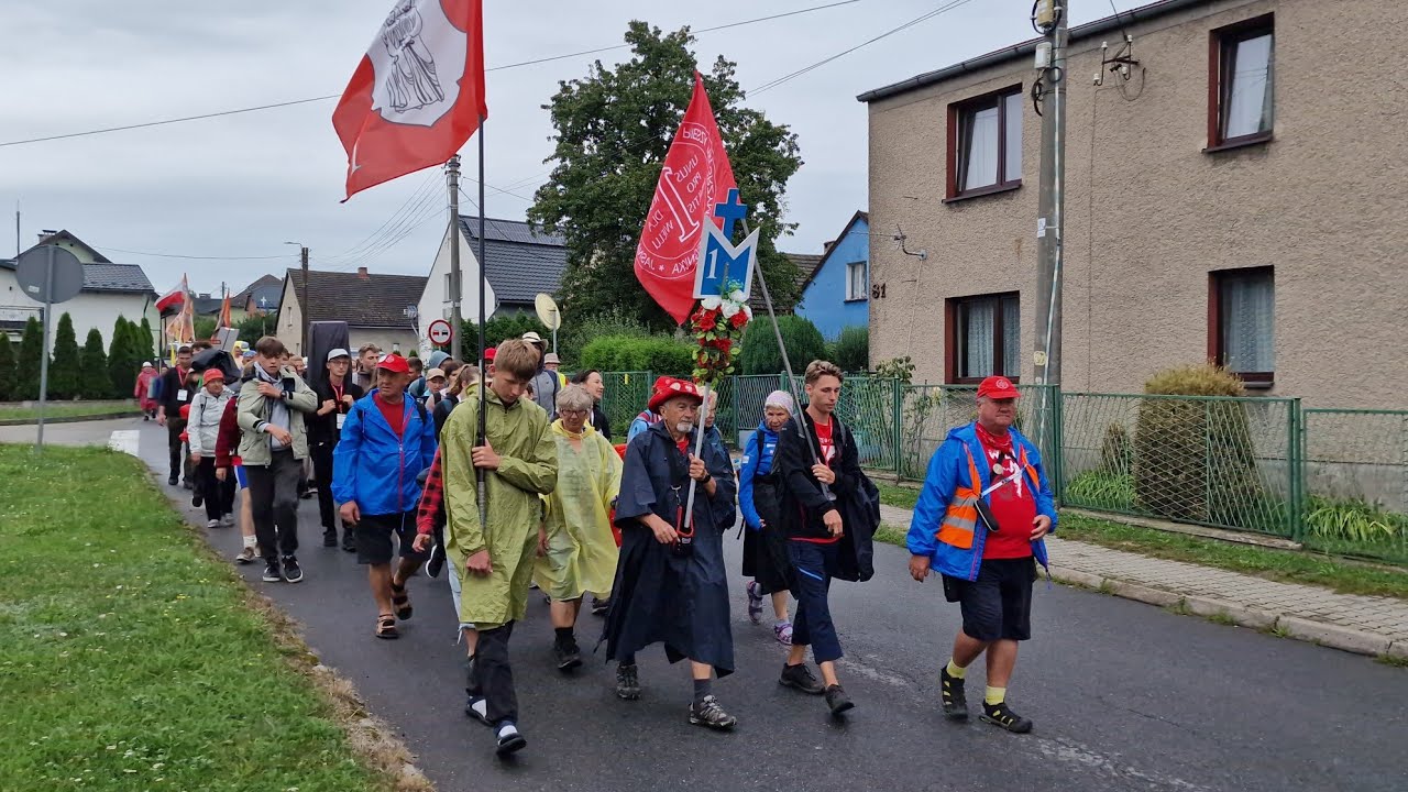 Pielgrzymka Legnicka w drodze do Częstochowy.  Lubecko 5.08.2023