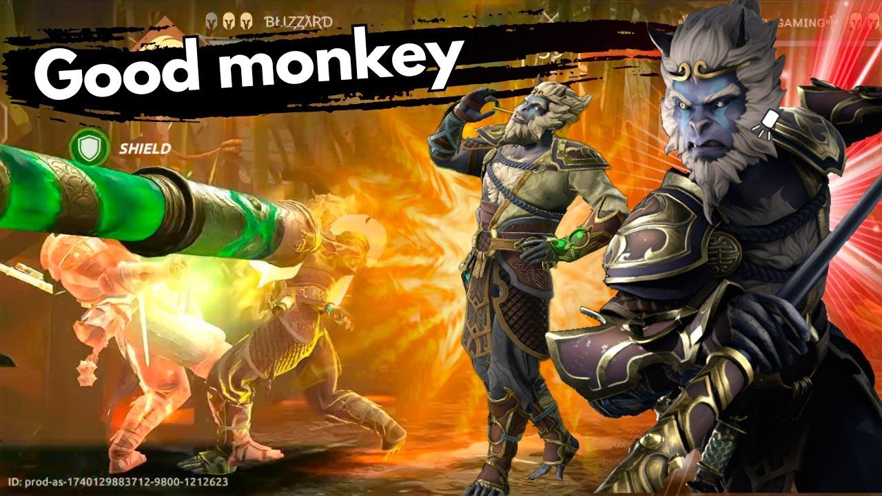 Opponent's Monkey king gave me a Tough fight 😮 Good Monkey king player || Shadow Fight 4 Arena