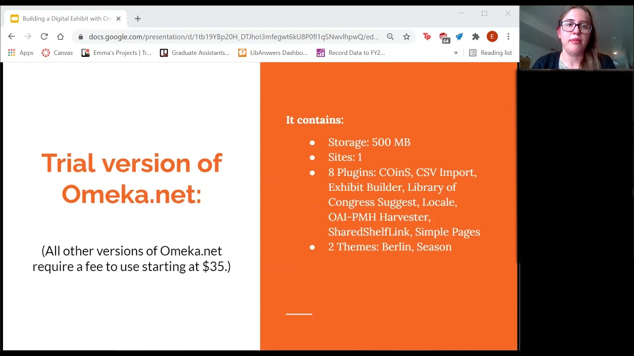 Создание цифровой выставки с помощью Omeka