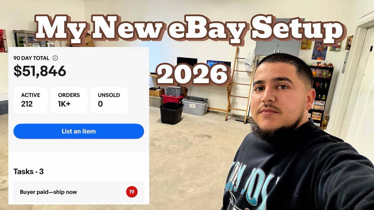 New House Tour + My New eBay Reselling Setup