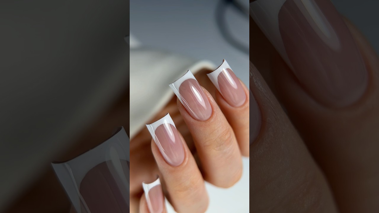 Укрепление и френч #nails #nailart #nailinspo #nailtutorial #nailtech