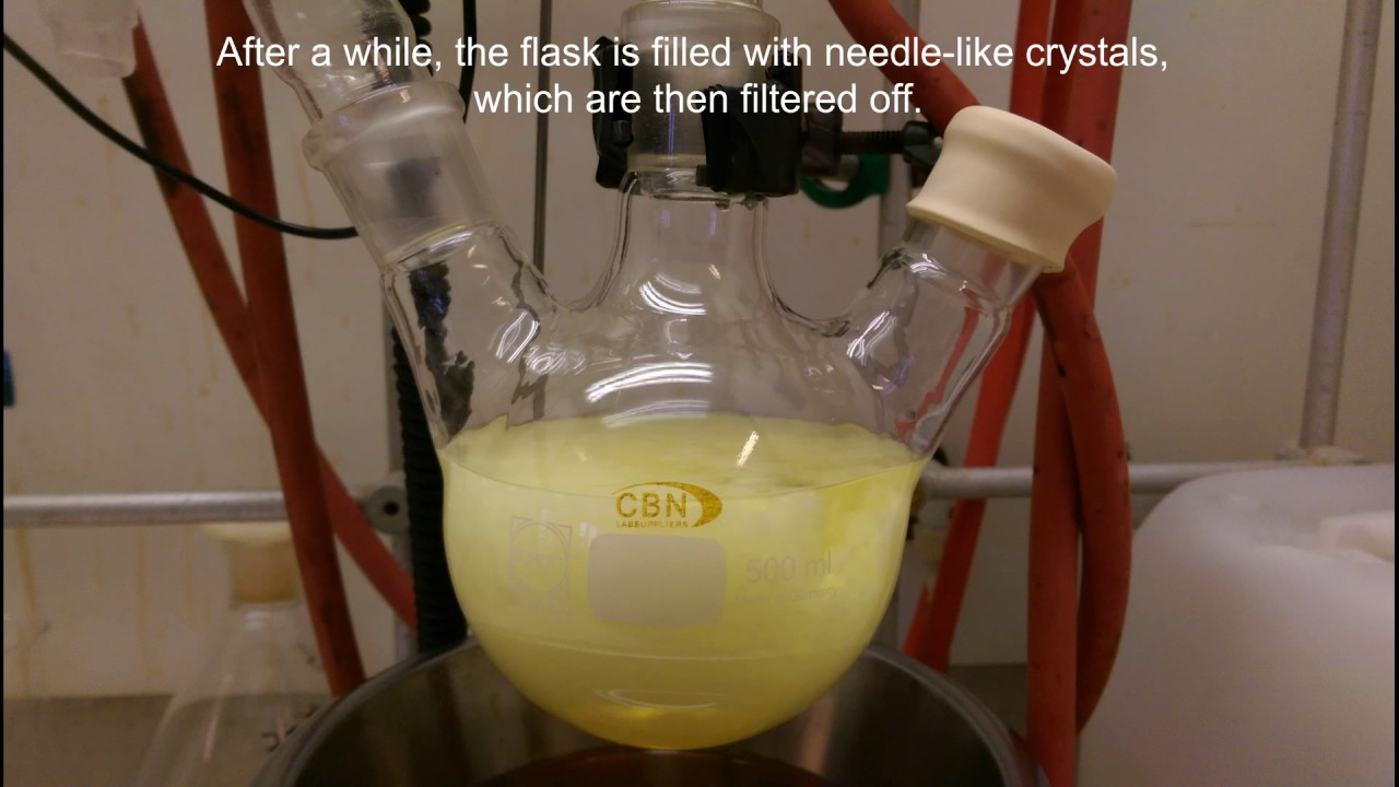 9-fluorenone hydrazone crystallization from reaction mixture