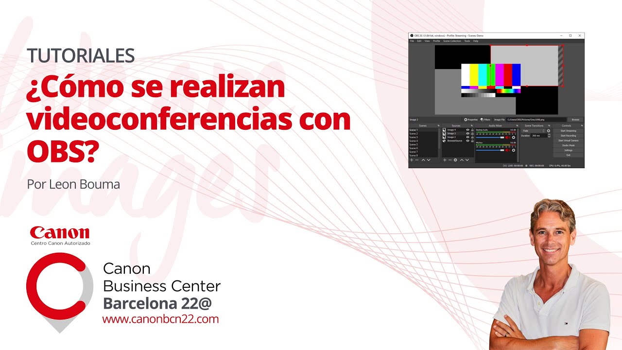 ¿Cómo se realizan videoconferencias con OBS?