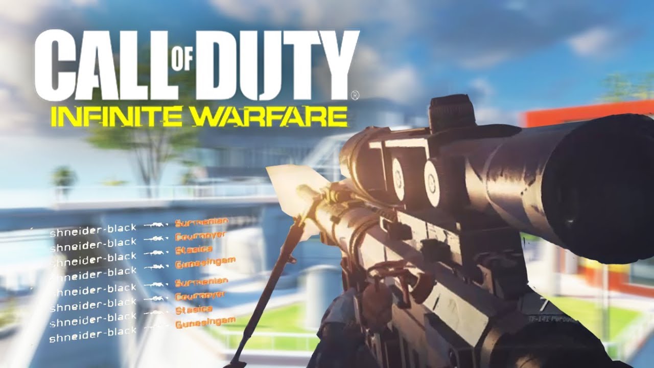 THE BEST SNIPER IN COD IW ( call of duty infinite warfare sniping and epic moments )