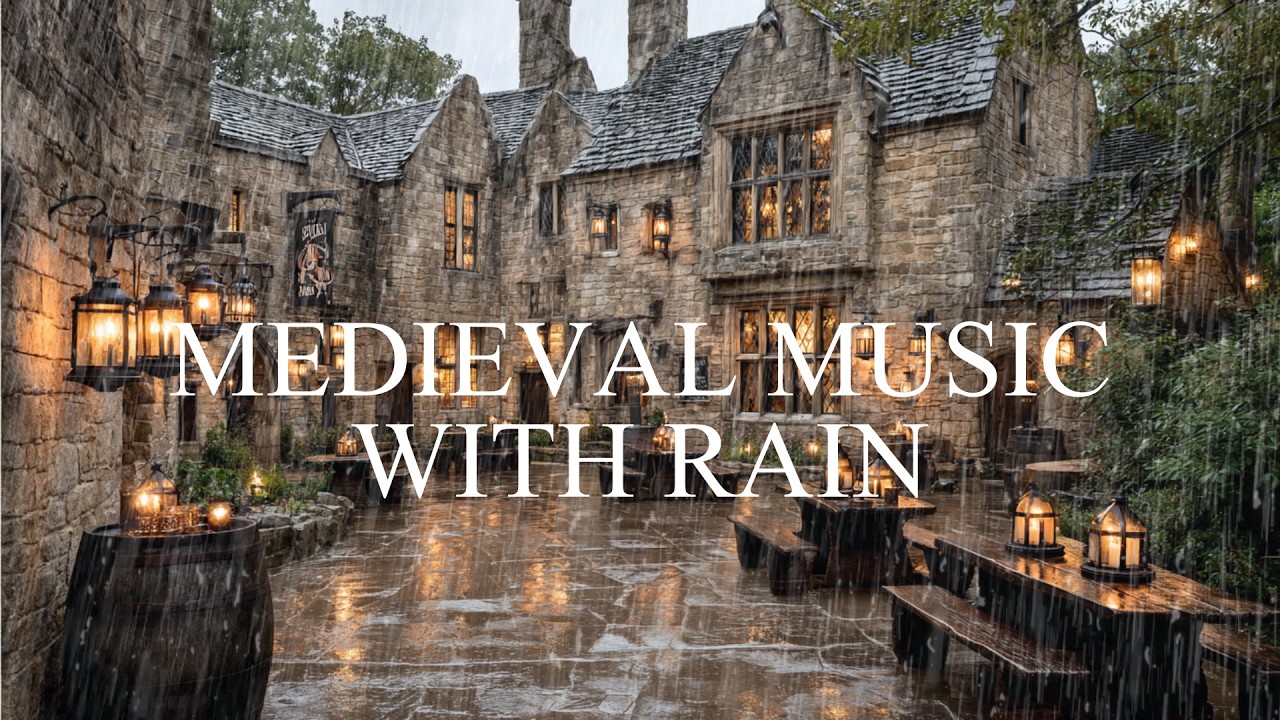 Celtic Medieval Music & Rain - Make You Cozy and Relax