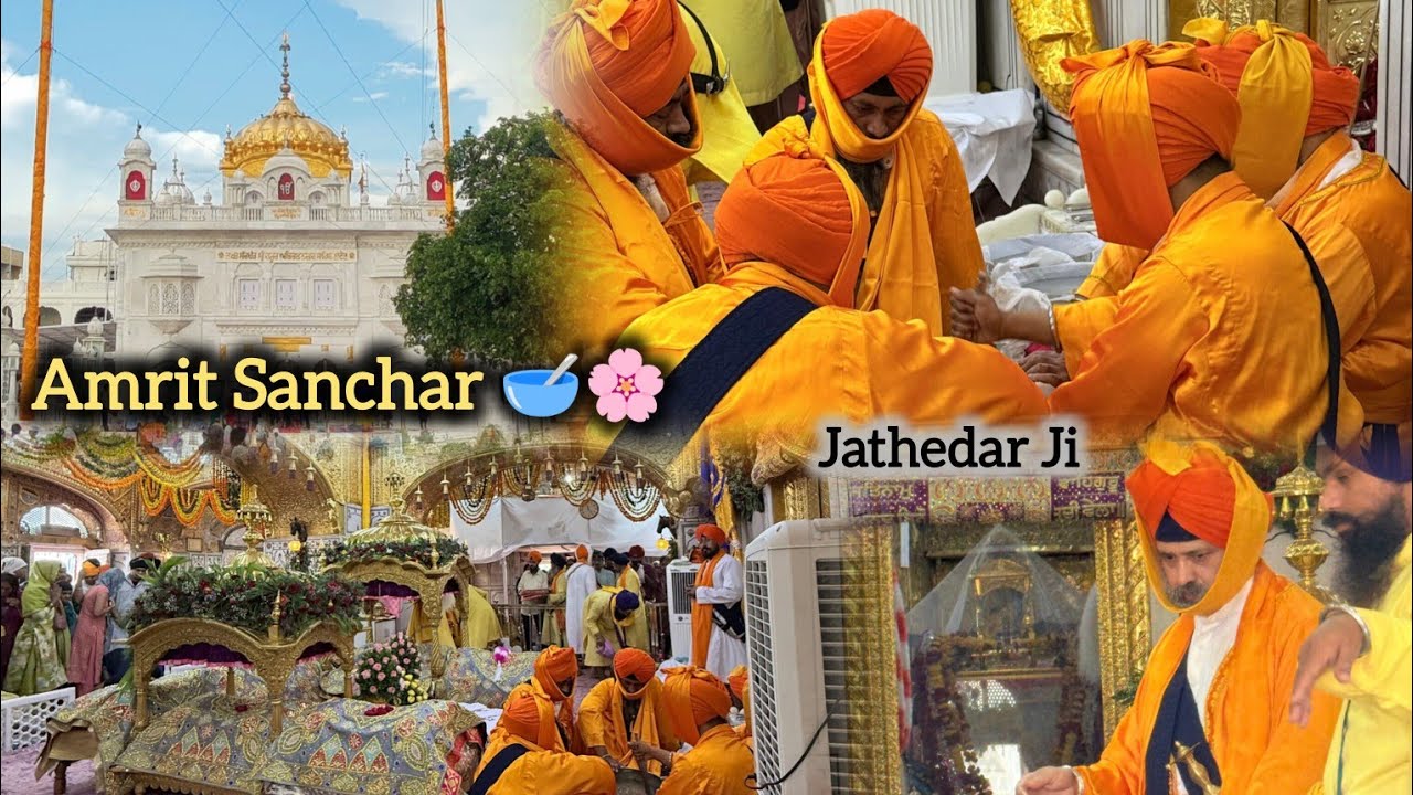 Vaisakhi 2025 🌸 Amrit Sanchar ⚔️🥣 at #hazursahib🙏🏻👏🏻💐