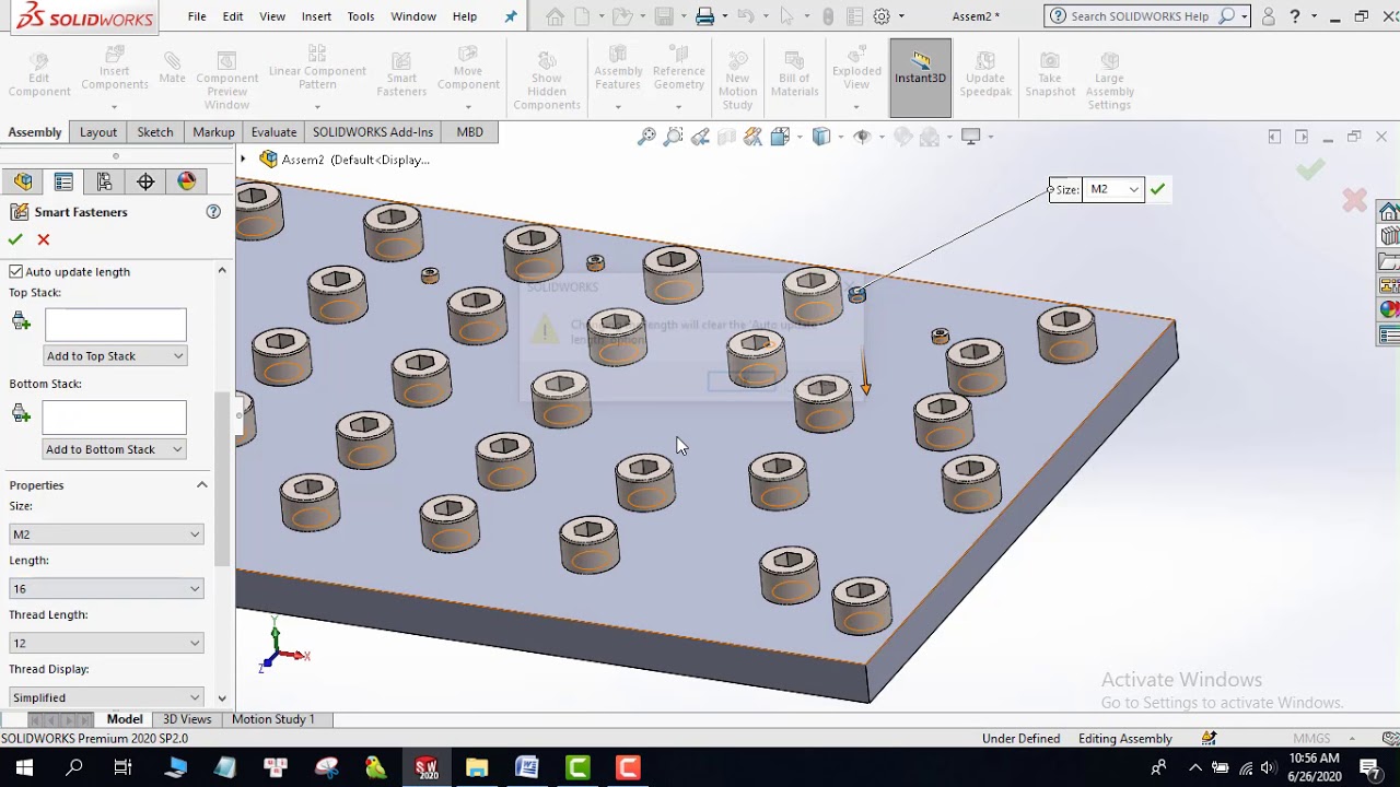 Bài 14: Nhóm lệnh nhân bản các đối tượng trong môi trường lắp ráp.