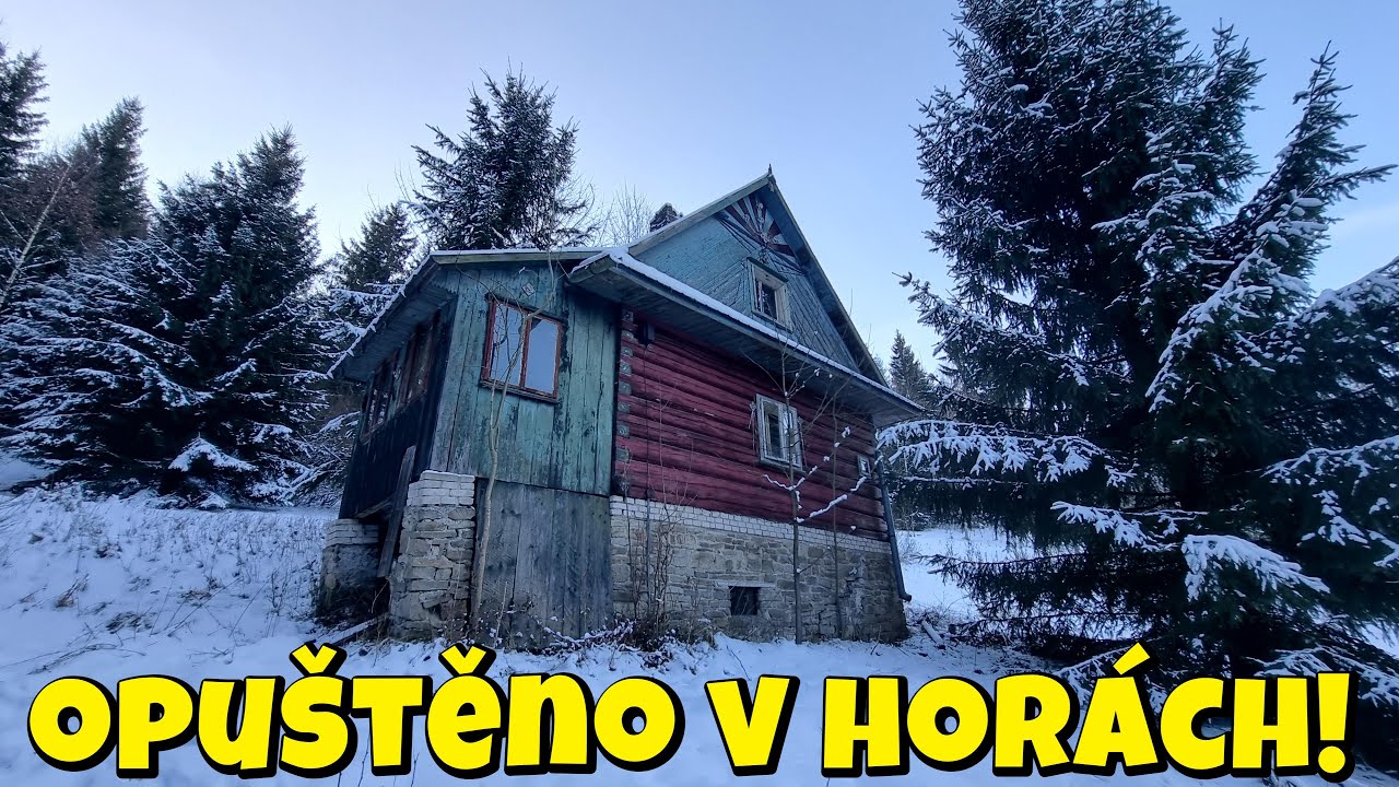 OPUŠTĚNÁ CHATA (DŮM) I SE STODOLOU! HLUBOKO V HORÁCH!