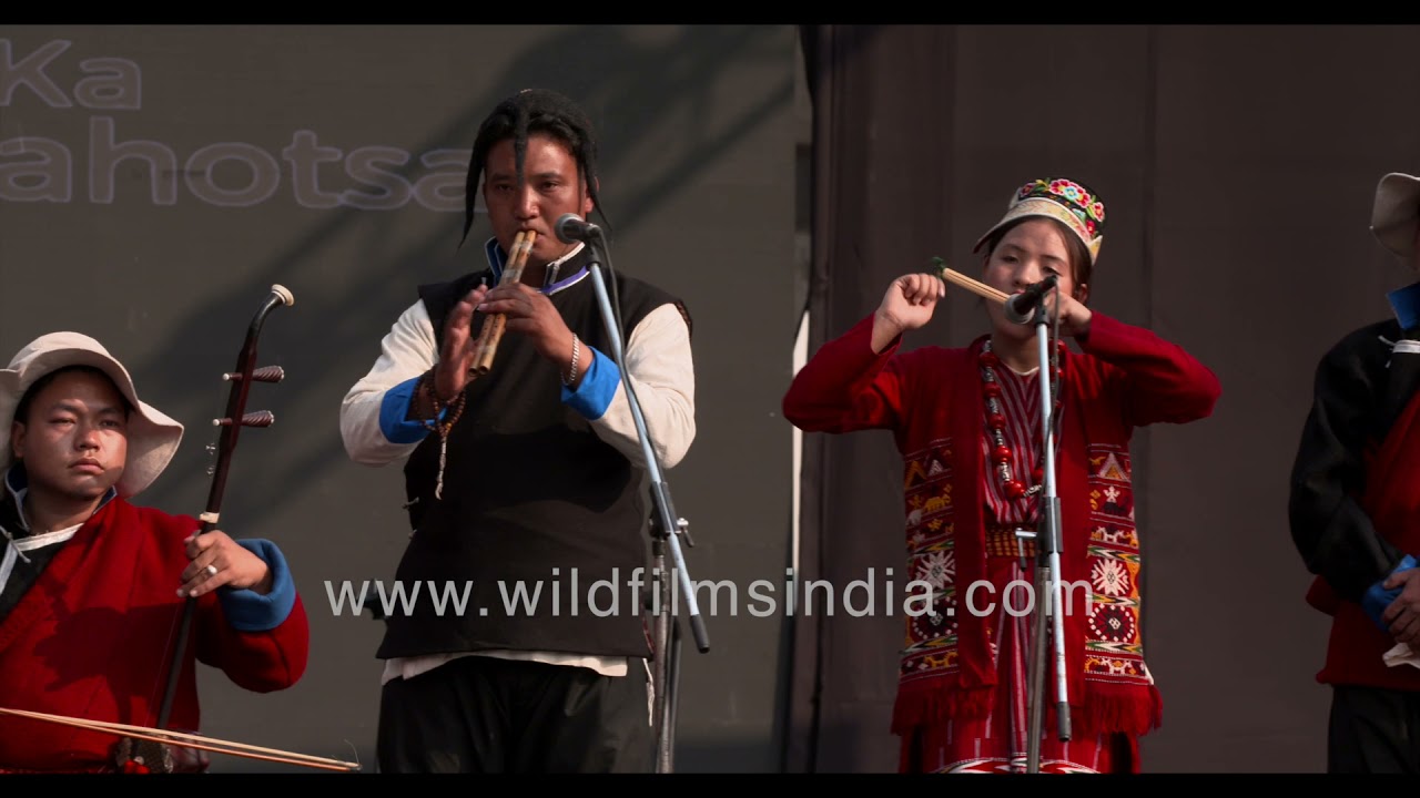 Monpa dance and song from Arunachal Pradesh's Tawang district