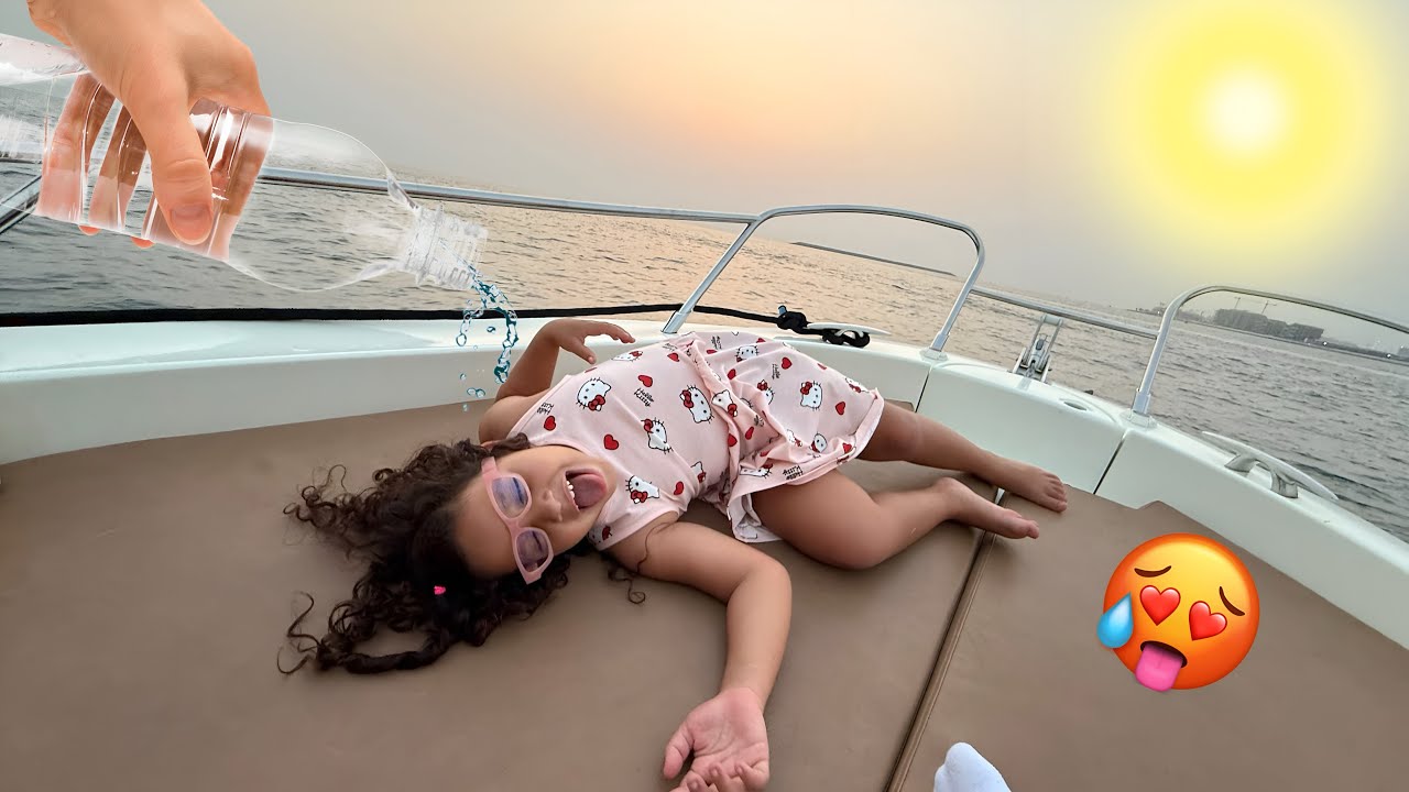J’ai soif, il y a plus d’eau sur le bateau ⛵️🥵🥵