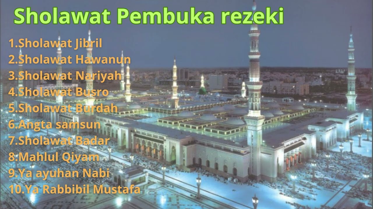 Sholawat Pembuka rezeki
