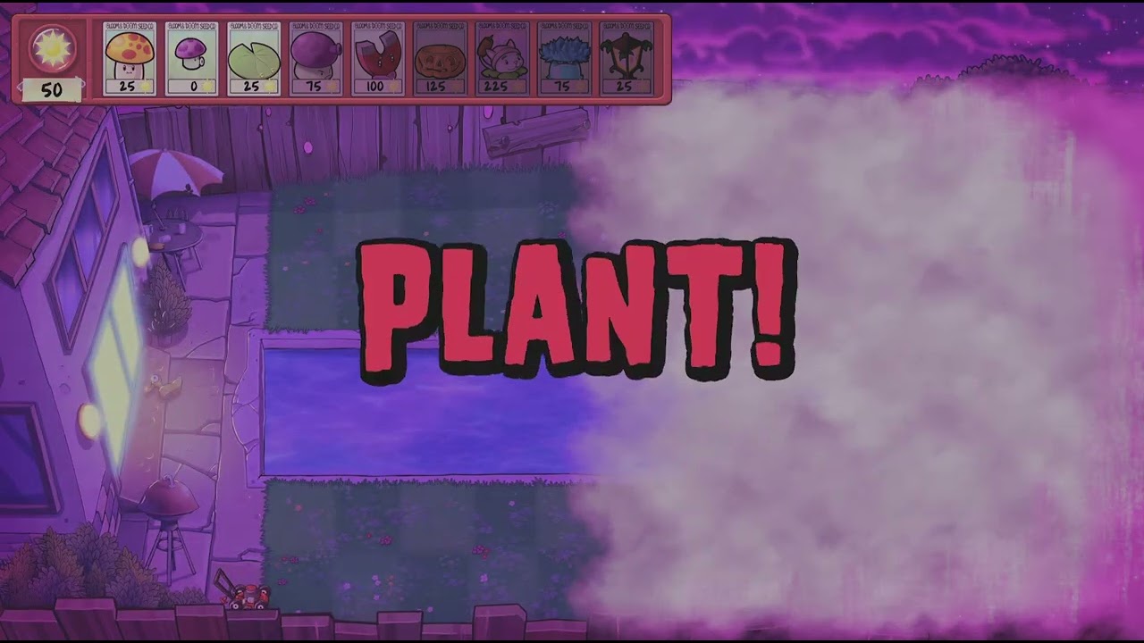 Plants vs. Zombies: Replanted Fog R.I.P mode 1