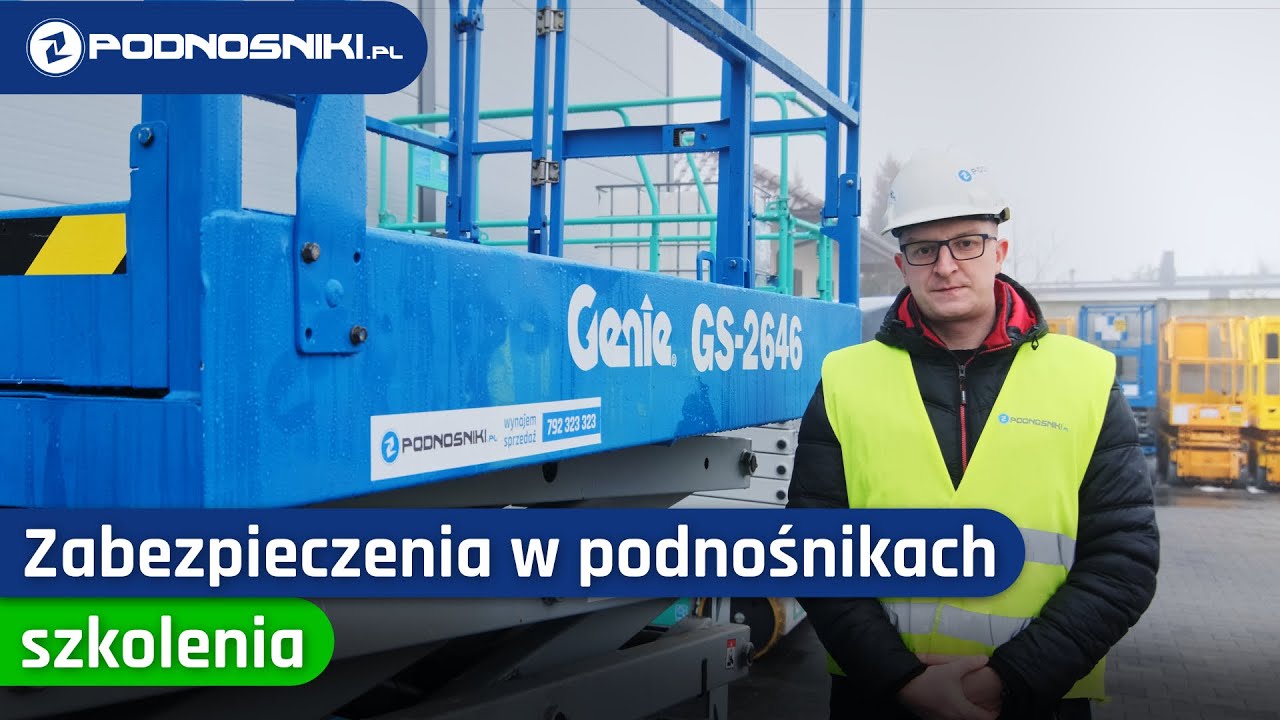 Jakie zabezpieczenia występują w podnośnikach, podestach ruchomych? #wyższypoziom