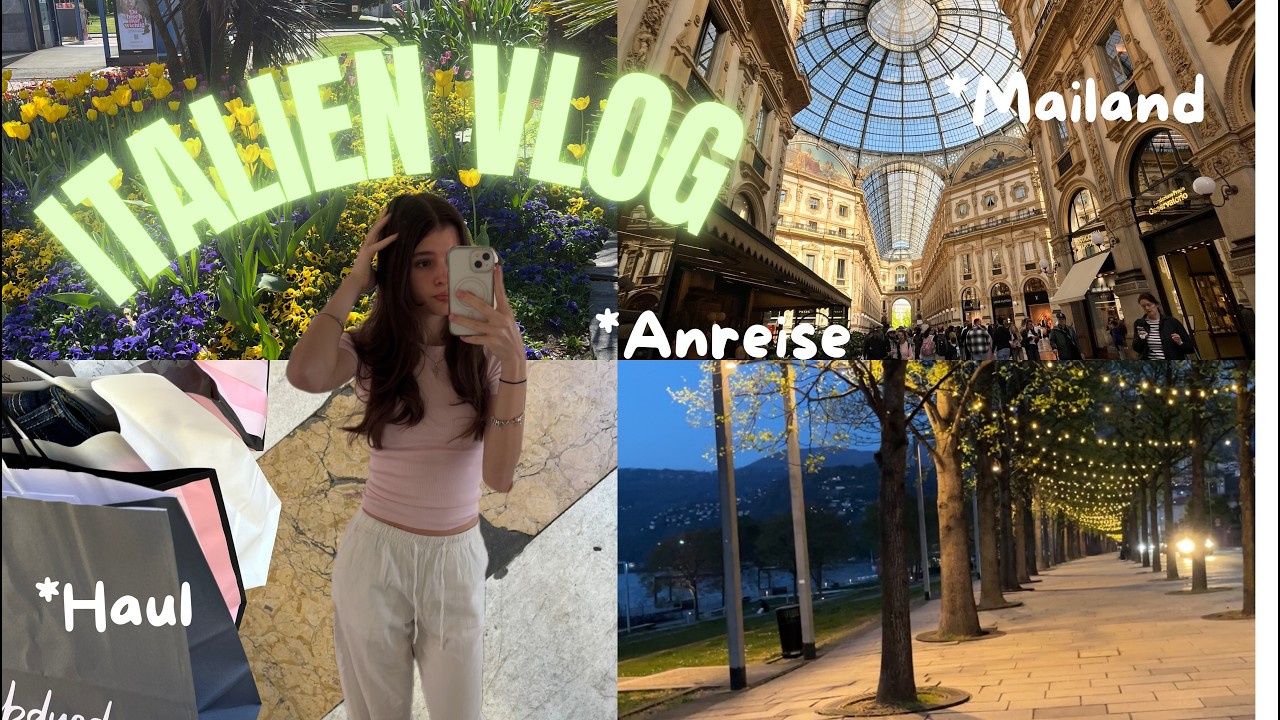 ITALIEN VLOG *Anreise *Mailand *Haul | marie_the0ne