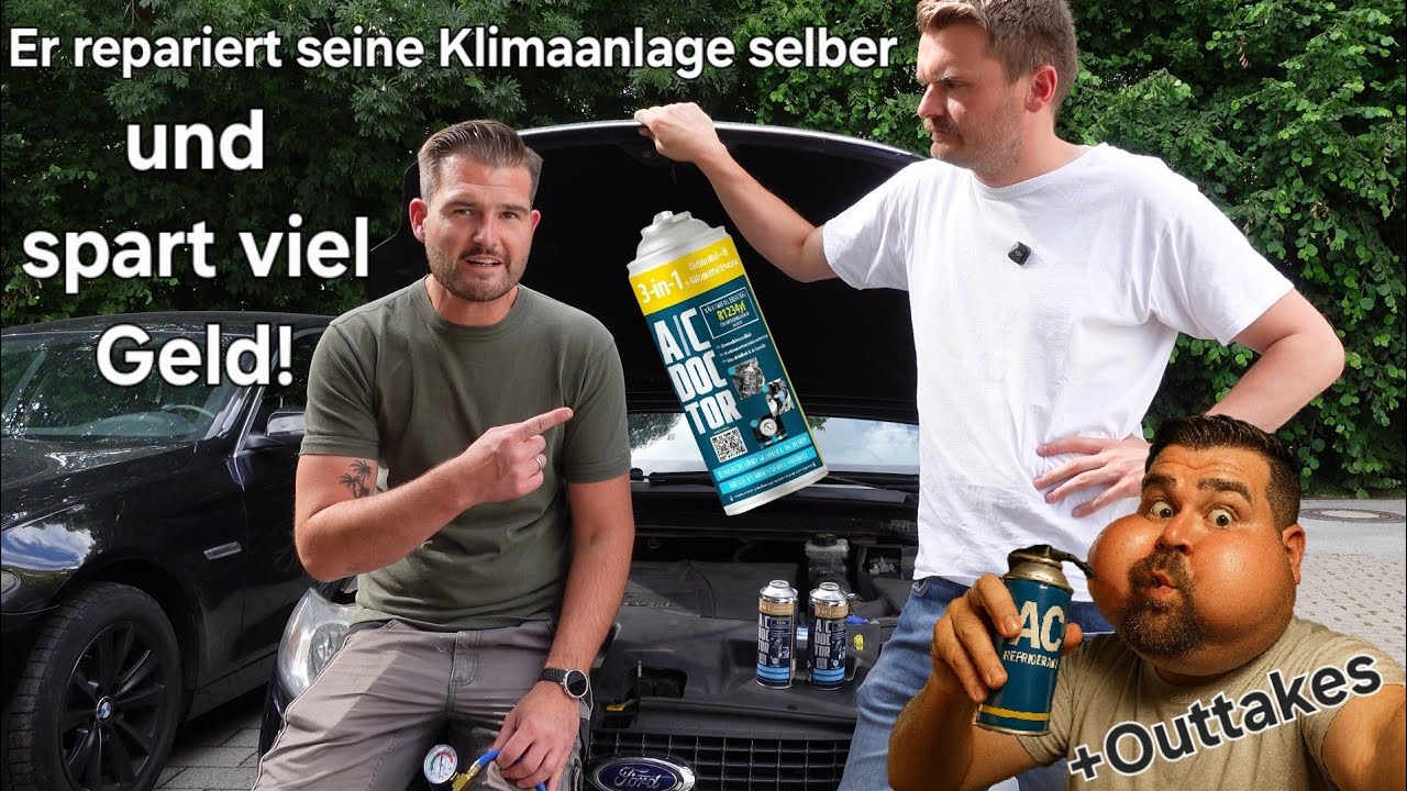 Klimaanlage selber abdichten und befüllen mit AC-DOCTOR