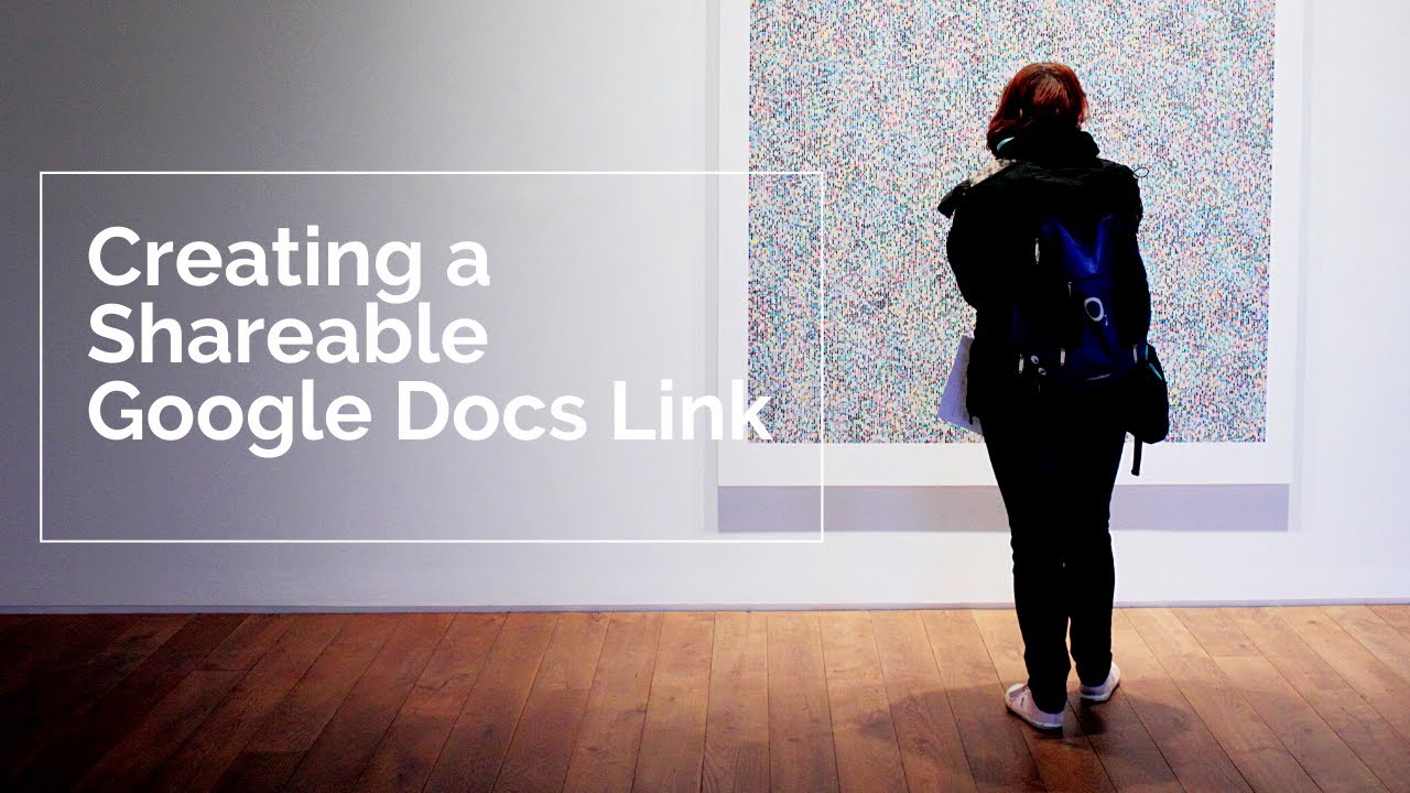 Creating a Shareable Google Docs Link